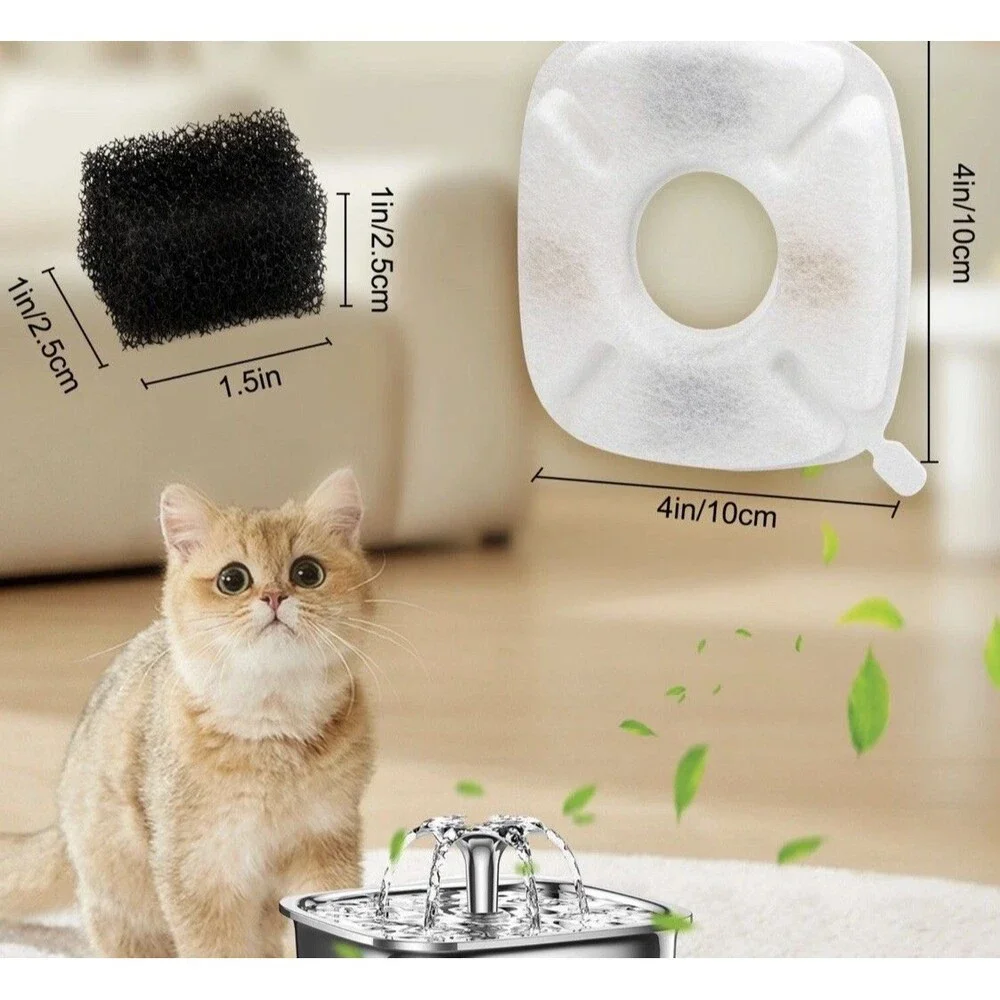MJYNITE Replacement Filter/Pump Filters For Veken Pet Drinking Fountain 8+8